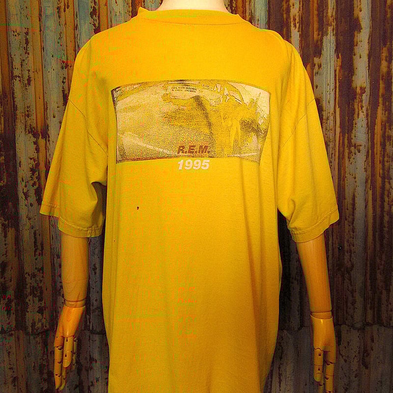 R.E.M. 1995ヴィンテージ　バンドTシャツ 90s 当時もの　Lsize 激レア90'S当時物 R.E.M バンドTシャツ ヴィンテージ サイズXLの