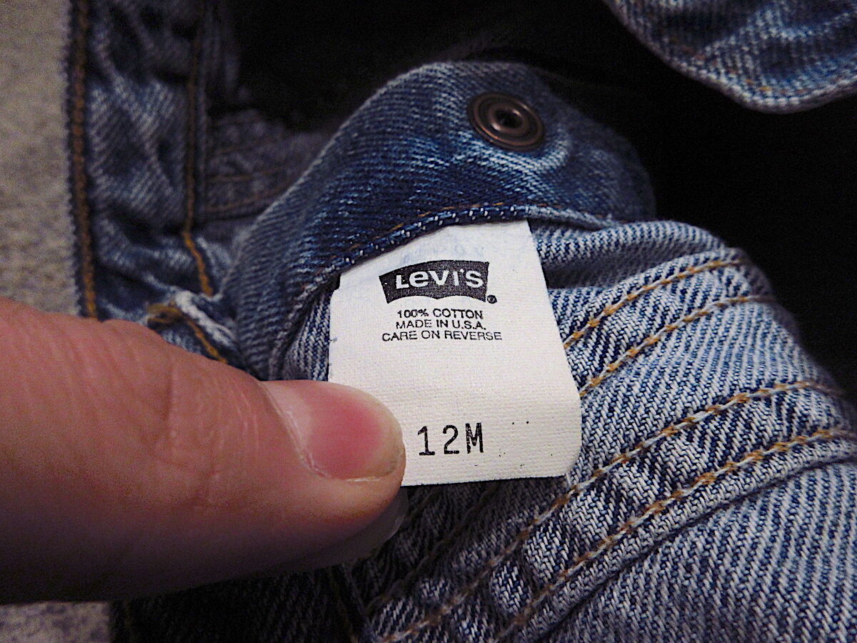 ビンテージ90's○Levi's 79027キッズデニムジャケットsize 12M○22022...