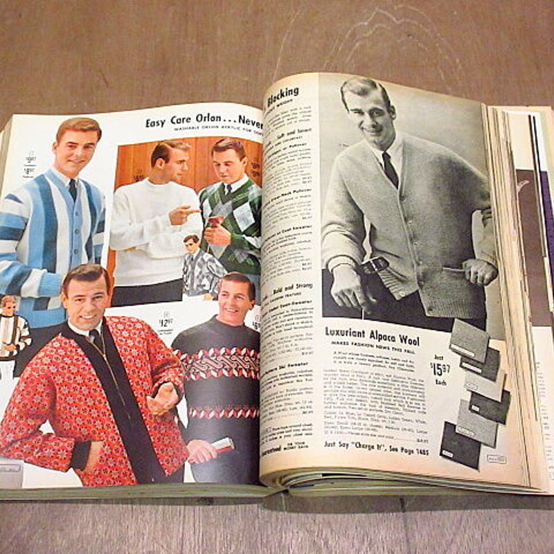 超希少 40's MONTMOGERY WARD カタログ アドバダイジング ビンテージ60's○MONTGOMERY WARD 1962年 Fall/Winterカタログ