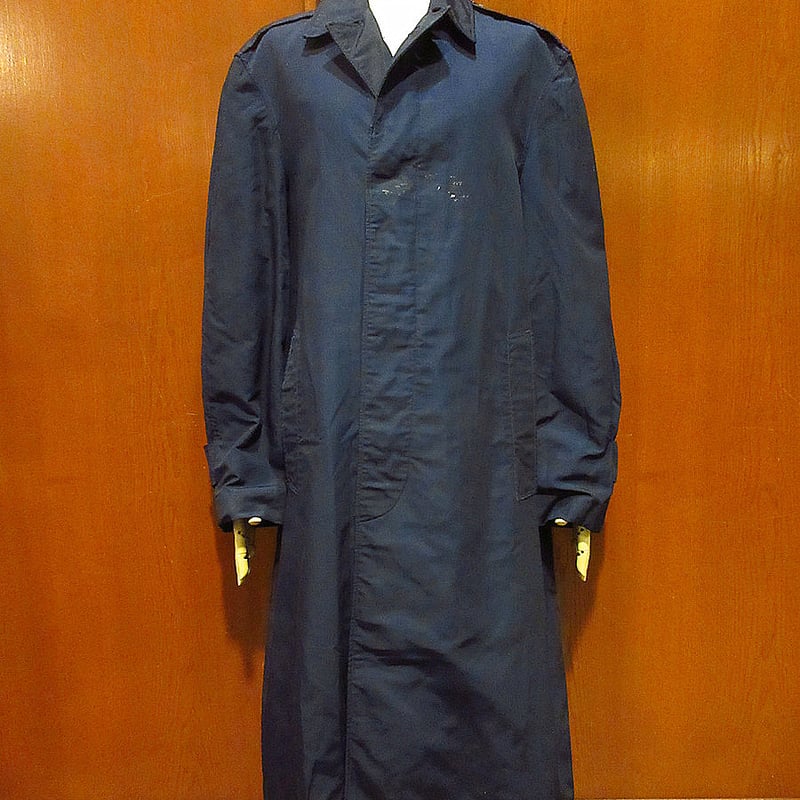 ビンテージ50's60's○USAF黒タグレインコート紺size 34R ビンテージ50's60's○USAF黒タグレインコート紺size 34R