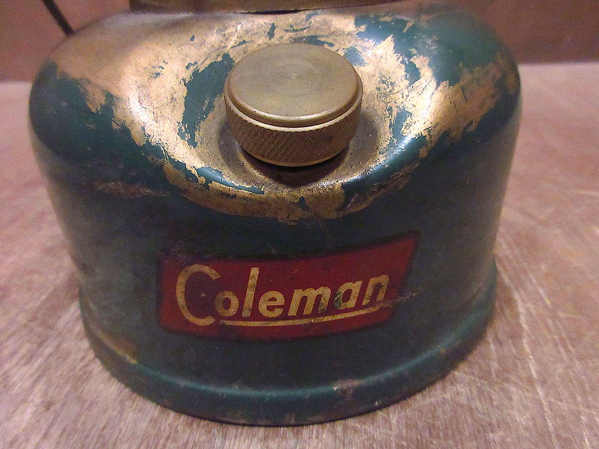 ビンテージ50's○Coleman 220Eダブルマントルランタン緑○240110j5-otd