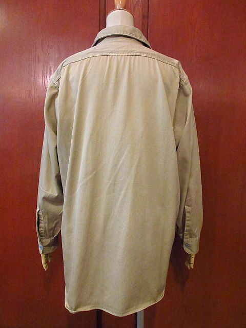 ビンテージ50's○SEARS HERCULES マチ付きワークシャツ Size 16
