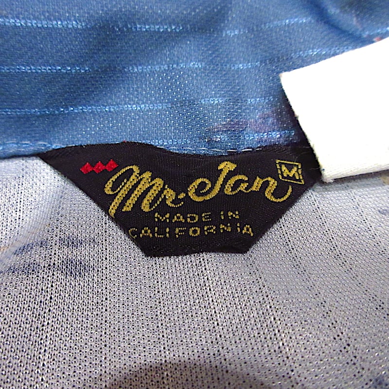 ビンテージ MR HARRIS ワンナップカラー Mサイズ 古着 オープンカラー MAXINI COLLEZIONEビッグサイズオープンカラーシャツUS古着開襟