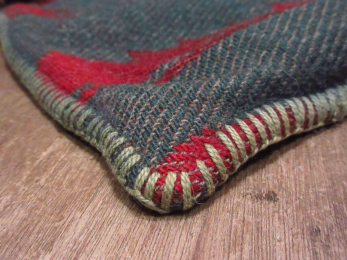 希少ヴィンテージ❣️ラルフローレン　ネイティブ柄カバー ビンテージ○Ralph Laurenネイティブ柄ウールクッションカバー