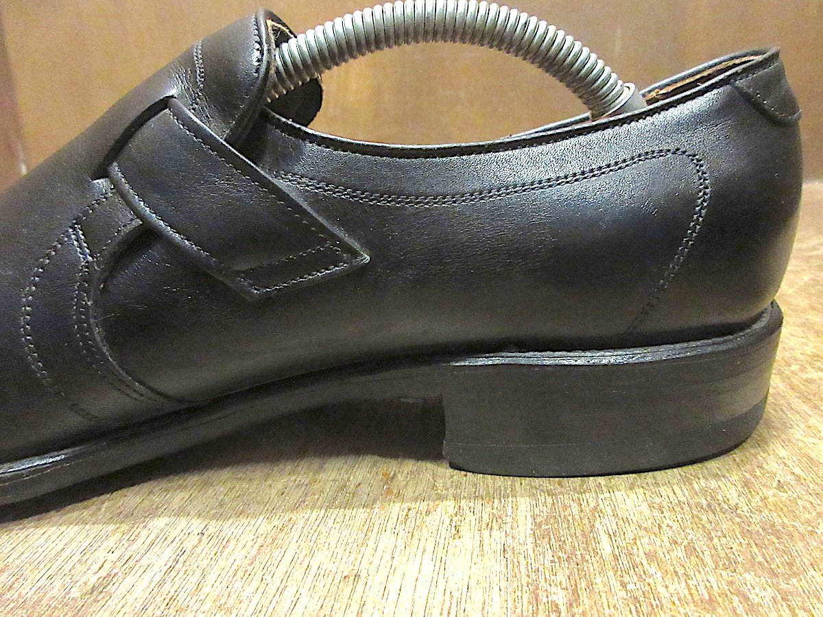 ビンテージ70's○Allen Edmondsプレーントゥローファー黒size 9 D○251
