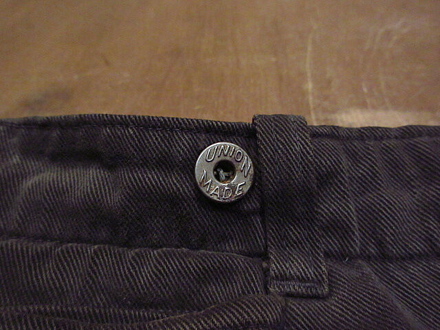 ビンテージ20's30's○UNION MADEサスペンダーボタン付きバックルバック