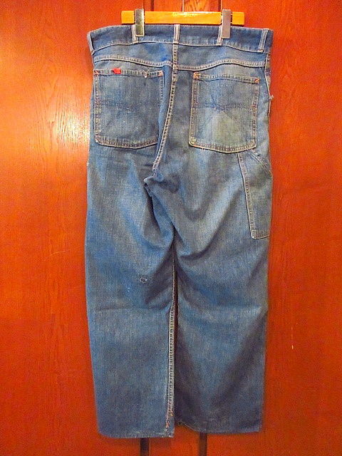 ビンテージ60's○BIG SMITHデニムペインターパンツW88cm○200609s5-m-