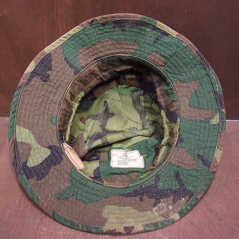 ブーニーハット リーフカモ ジャングルハット 実物 当時物 ベトナム