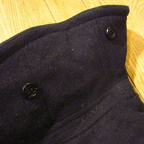 ビンテージ40's●U.S.NAVY 10ボタンピーコート●210224s6-m-ct 1940sミリタリー米軍実物USN海軍Pコートメンズ大戦