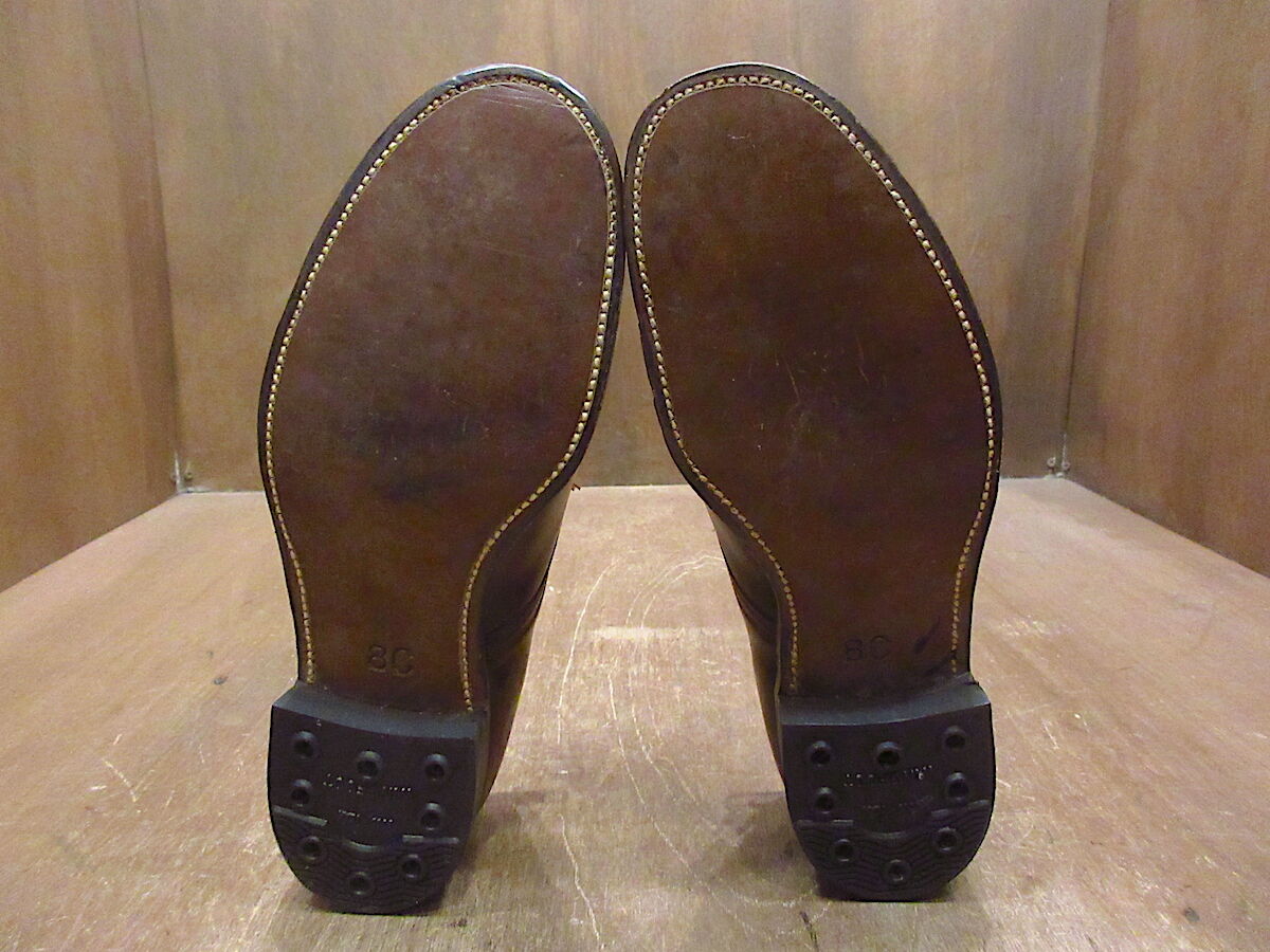 ビンテージ40's50's○DEADSTOCK U.S.NAVYサービスシューズ茶8C ビンテージ40's50's○DEADSTOCK U.S.NAVYサービスシューズ茶8C