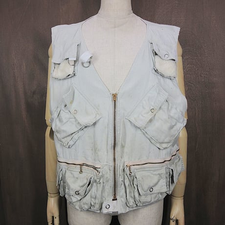 Crystal  フィッシングベスト Lサイズ 古着80s Crystal River フィッシングベスト Lサイズ 古着80s Crystal