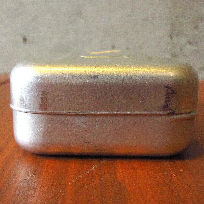 ビンテージ○SOAPアルミケース○230701k3-otclct石鹸ケース雑貨小物