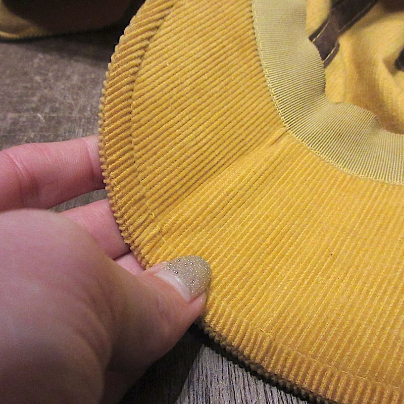 ビンテージ50's○Larson耳当て付きコーデュロイキャップ○260222n5-m