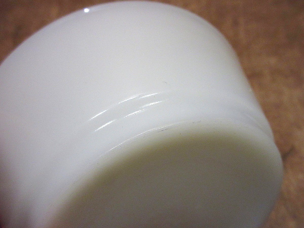 ビンテージ○Fire Kingサラダボウル白○240331i7-frkファイヤーキング