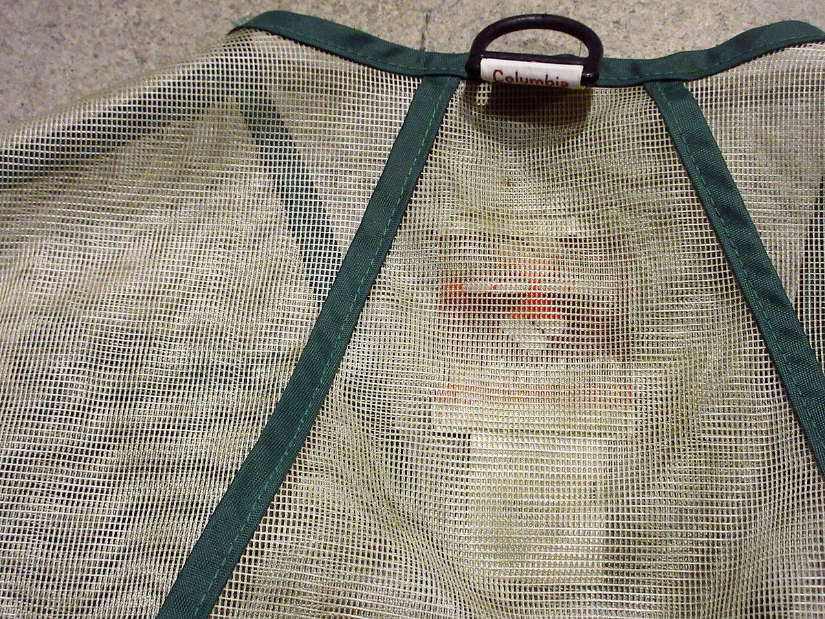 ビンテージ80's○Columbia 茶タグ メッシュフィッシングベスト L