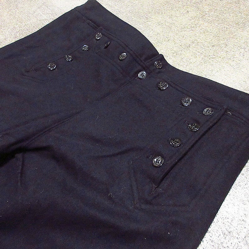 ビンテージ70's○U.S.NAVYウールセーラーパンツ 実寸 W96cm○211224m3-...