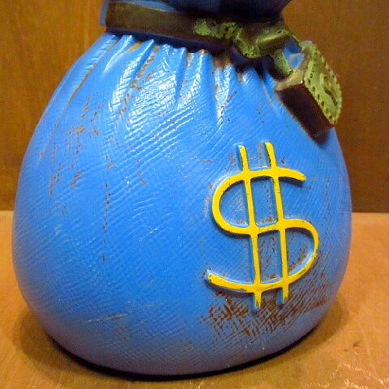 ビンテージ70's○Mr. Money Bag コインバンク○200923n8-obj