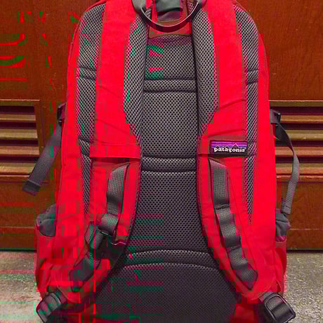 ビンテージ●Patagoniaナイロンバックパック赤●230309m3-bag-bp鞄リュックアウトドア雑貨