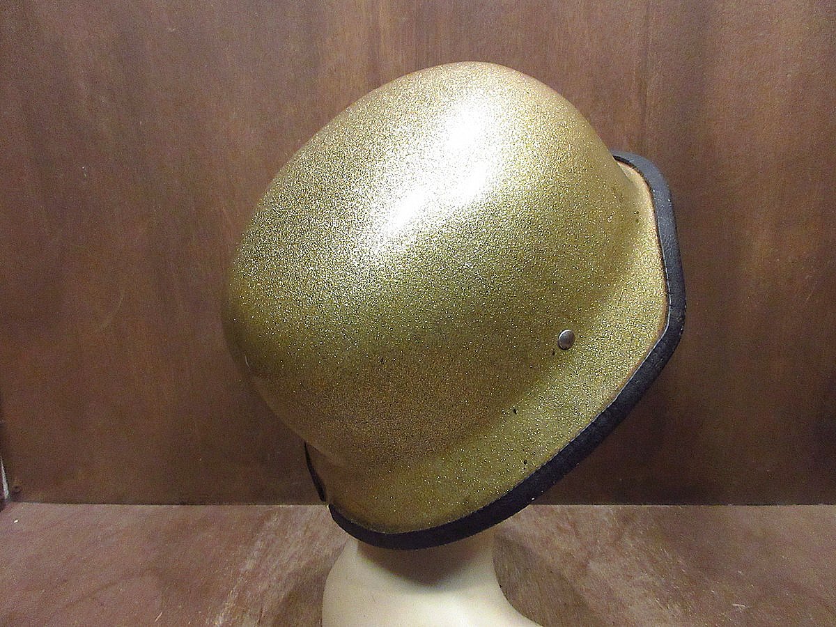 ビンテージ60's70's○ジャーマンヘルメット ゴールド○240704j7-otclct