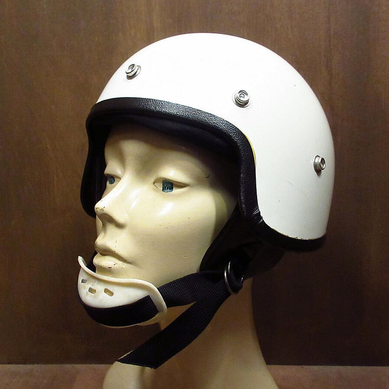 ビンテージ60's○NESCO COMET DELUXE ハーフヘルメット白 XL○21061
