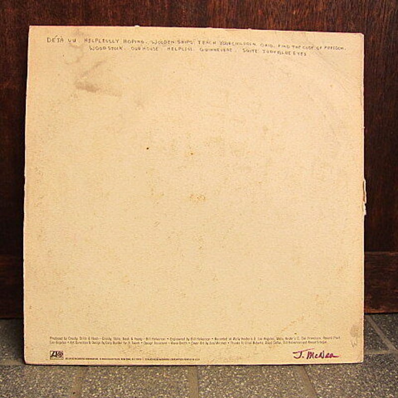 □究極最高音質USオリジナル白ラベルプロモ盤□CROSBY, STILLS, N