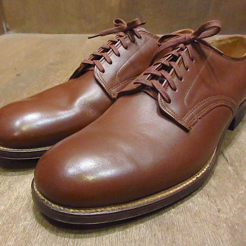 ビンテージ40's50's○DEADSTOCK U.S.NAVYサービスシューズ茶8C ビンテージ40's50's○DEADSTOCK U.S.NAVYサービスシューズ茶8C