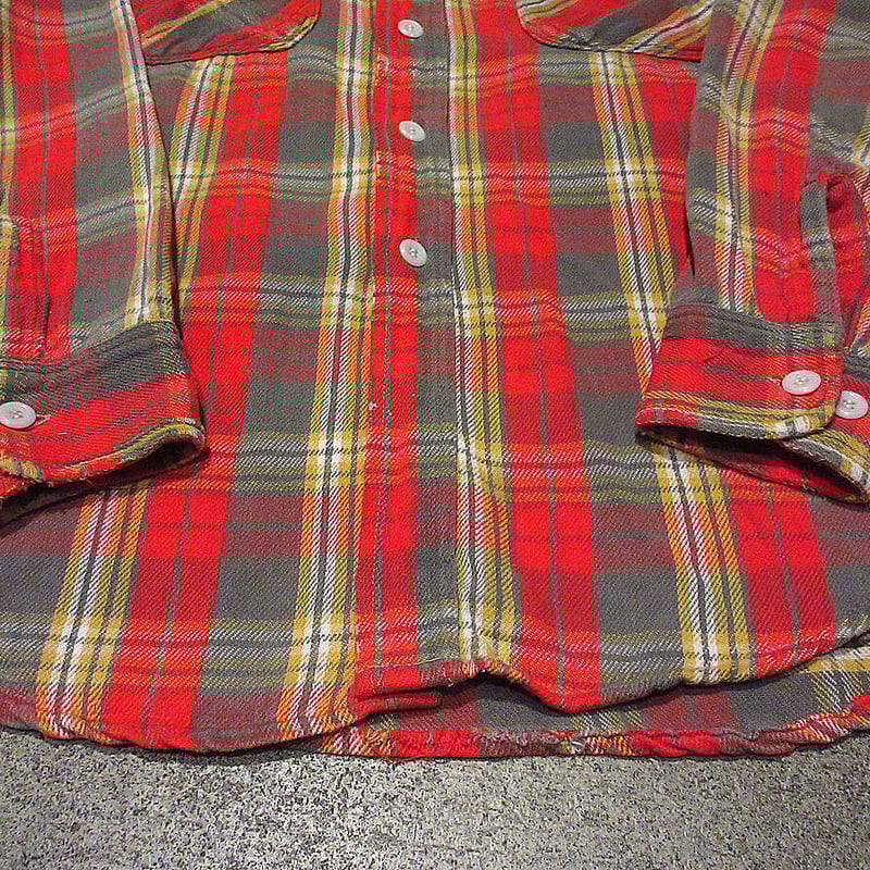 ★ 60s BIG MAC ヘビーフランネルシャツ ヘビネル ヴィンテージ 60's BIGMAC ヘビーネルシャツ - used&vintage box Hi-smile