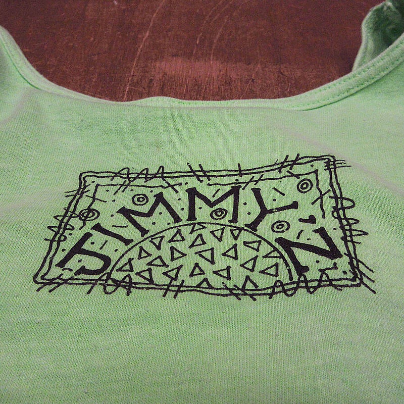90s ビンテージUSA製 JIMMY'Z タンクトップ　ビッグサイズ　ブラック ビンテージ90's○DEADSTOCK JIMMY'Zボーイズコットンタンク