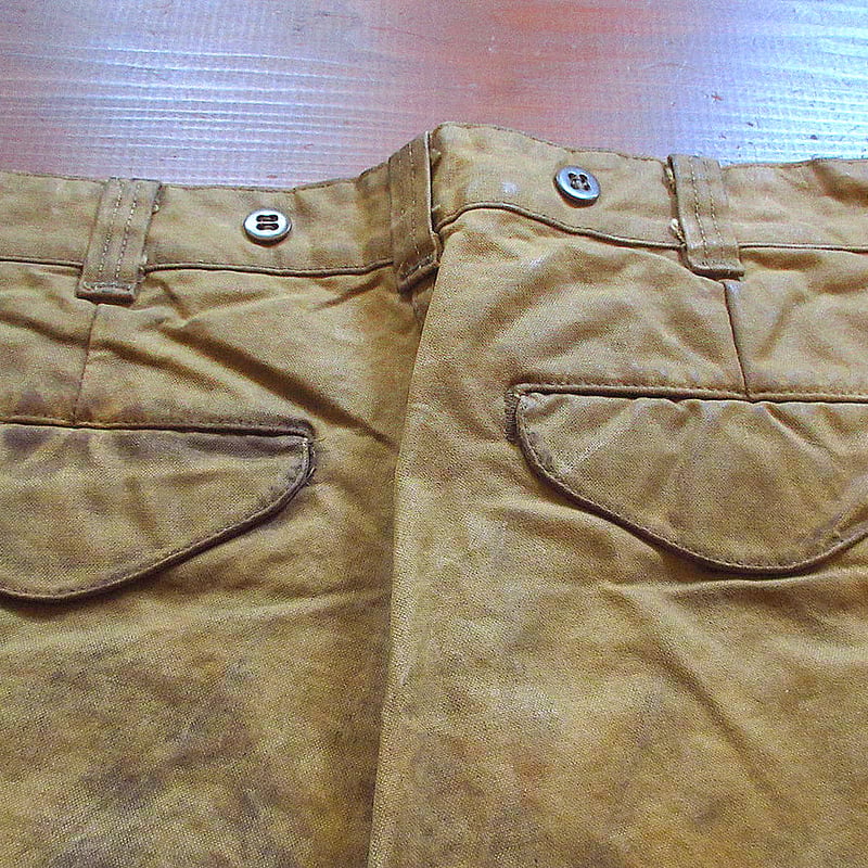 FILSONコットンオイルドティンパンツカーキ実寸W84cm○231124k1-m-pnt-o