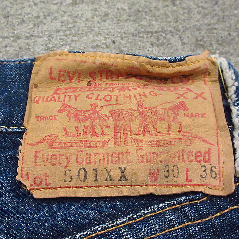 ビンテージ50's○Levi's 501XXカットオフデニムショーツ実寸W76cm