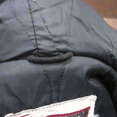 ビンテージ60’s70’s●Shanhouse裏地キルティングフェイクファージップアップパーカ緑size 44●241121z1-m-jk-otシャンハウスフーディージャケット