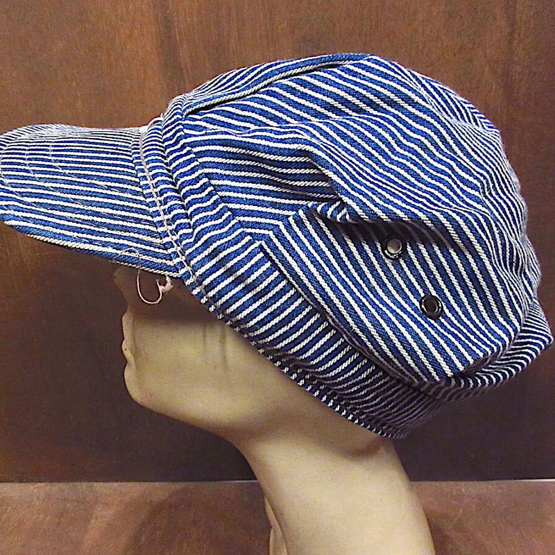 60s Lee ワークキャップ ヘリンボーン 生成り 40s 50s ヒッコリー