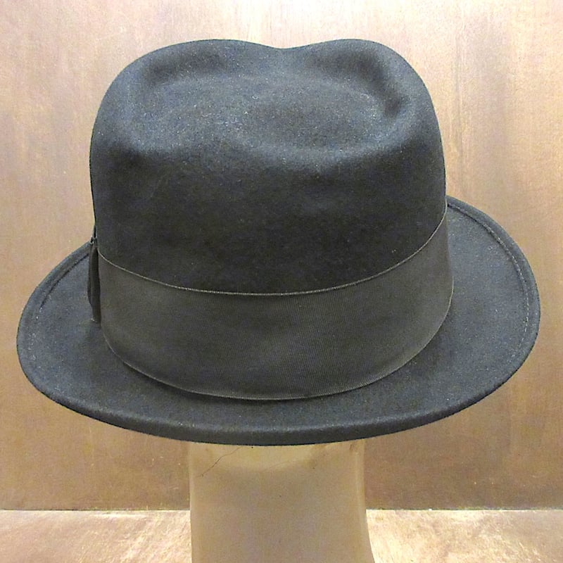ビンテージ60's○WARWICKフェドラハット黒○260409z1-m-ht-fltメンズソ