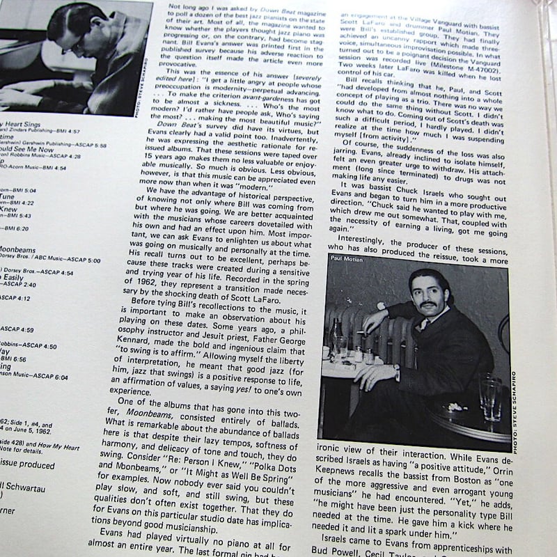 BILL EVANS○THE SECOND TRIO2枚組Milestone M-47046○