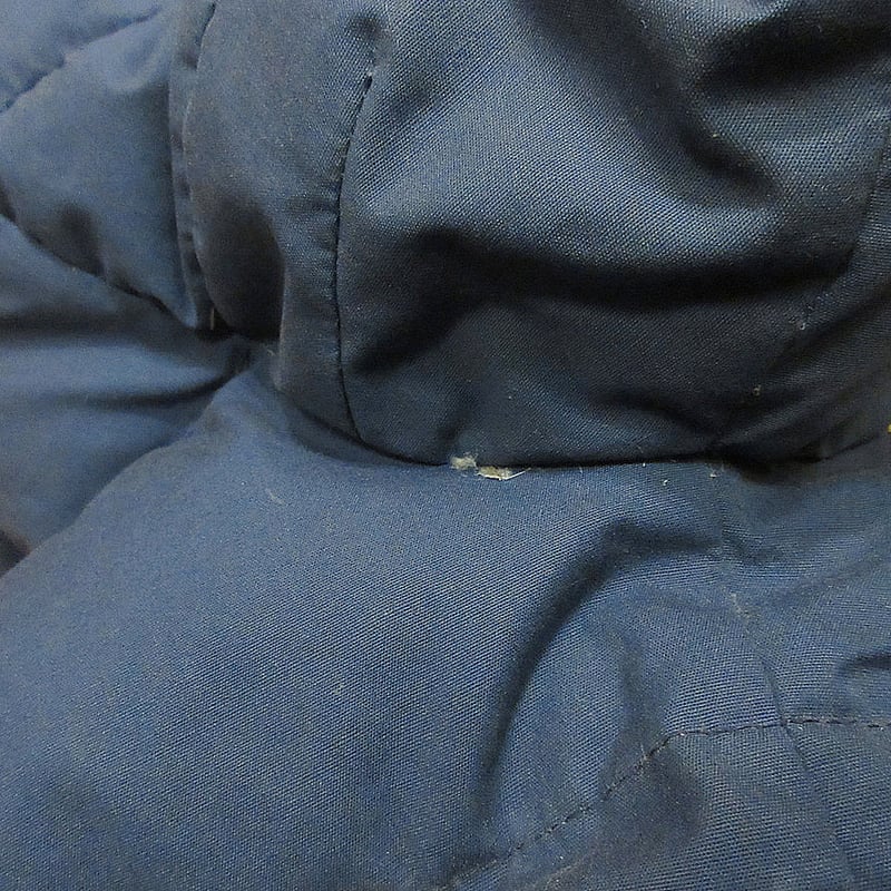 ビンテージ70's80's○SNOHAWKダウンフェイスマスク紺○241123j7