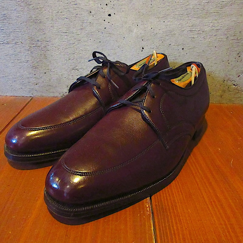 ビンテージ80's○DEADSTOCK FLORSHEIMレザーUチップシューズsize 9D