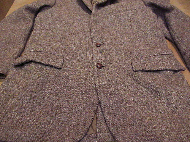 ビンテージ70's○Harris Tweed 2Bツイードテーラードジャケット
