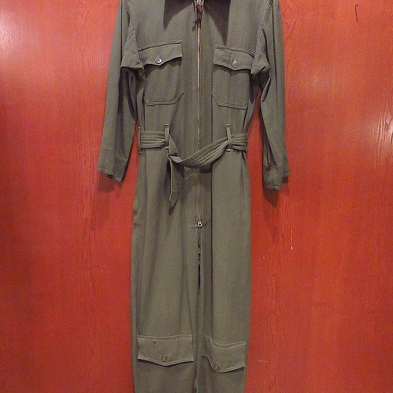 貴重 40s WW2 BU-AERO 米軍 ライトウェイト フライトスーツ 44 良品 40s USAF 陸軍航空隊 米軍実物 M-668 サマー フライト