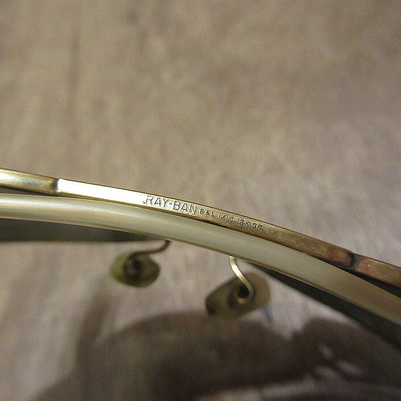 ビンテージ60's○ケース付きB&L Ray-Ban 1/10 12KGFデコットシューター