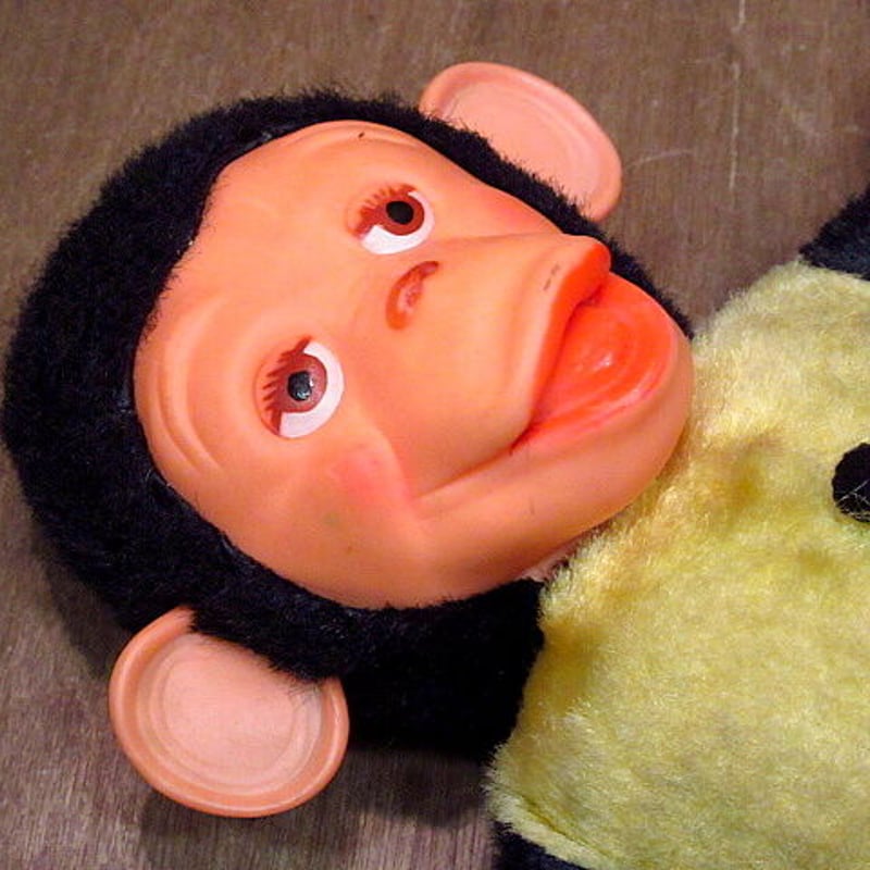 ビンテージドール　ラバーフェイス　モンキー　サル　さる　ラバードール　レトロ ビンテージドール ラバーフェイス モンキー サル さる ラバードール レトロ