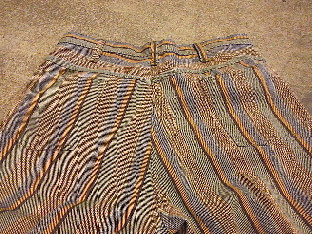 ビンテージ70's○MONTGOMERY WARDマルチストライプブーツカットパンツ
