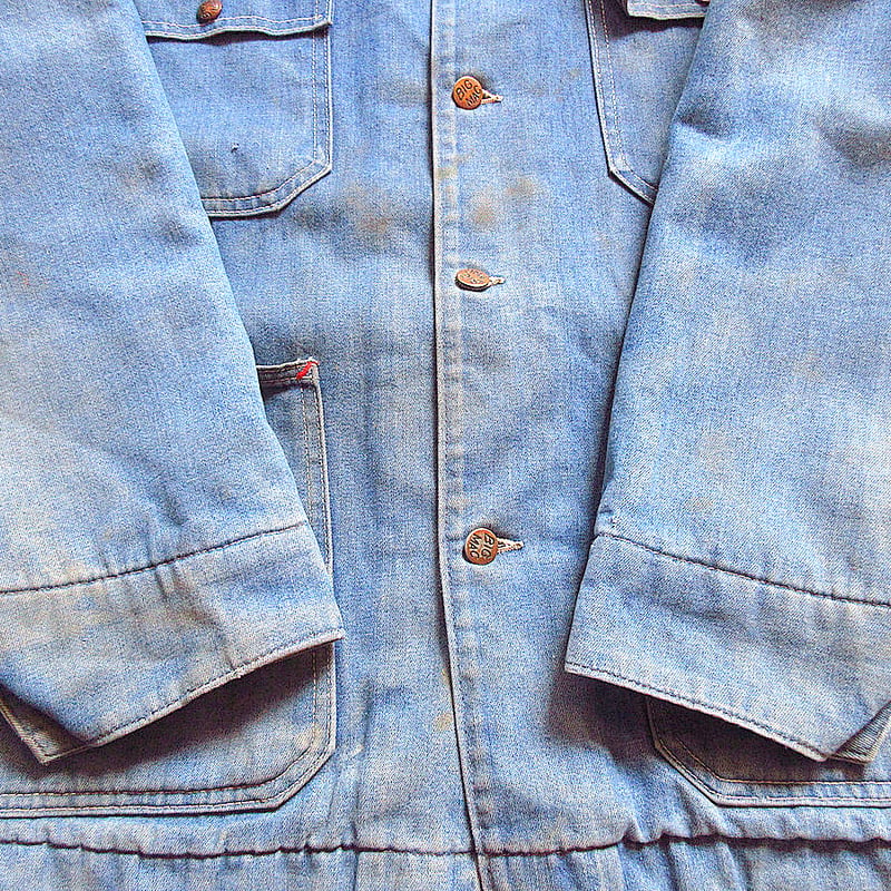 ビンテージ80's○BIG MAC裏地ブランケットデニムカバーオールsize 42