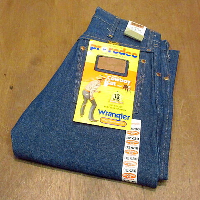 ビンテージ○DEADSTOCK MADE IN U.S.A. Wrangler 13MWZ ス