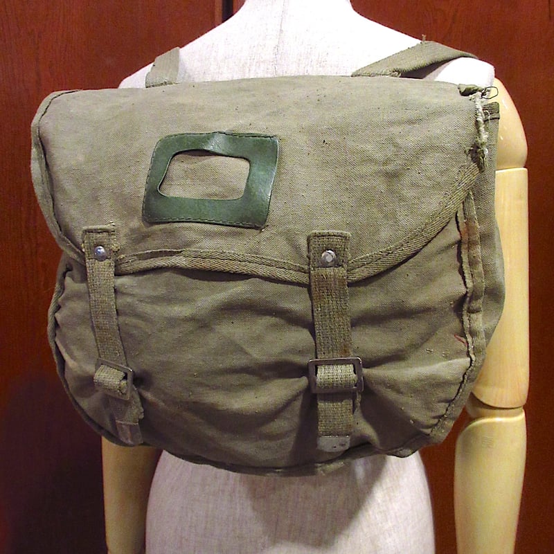 30s 40s ミュゼットバッグ ミリタリー ヴィンテージ 30s 40s ミュゼットバッグ ミリタリー ヴィンテージ