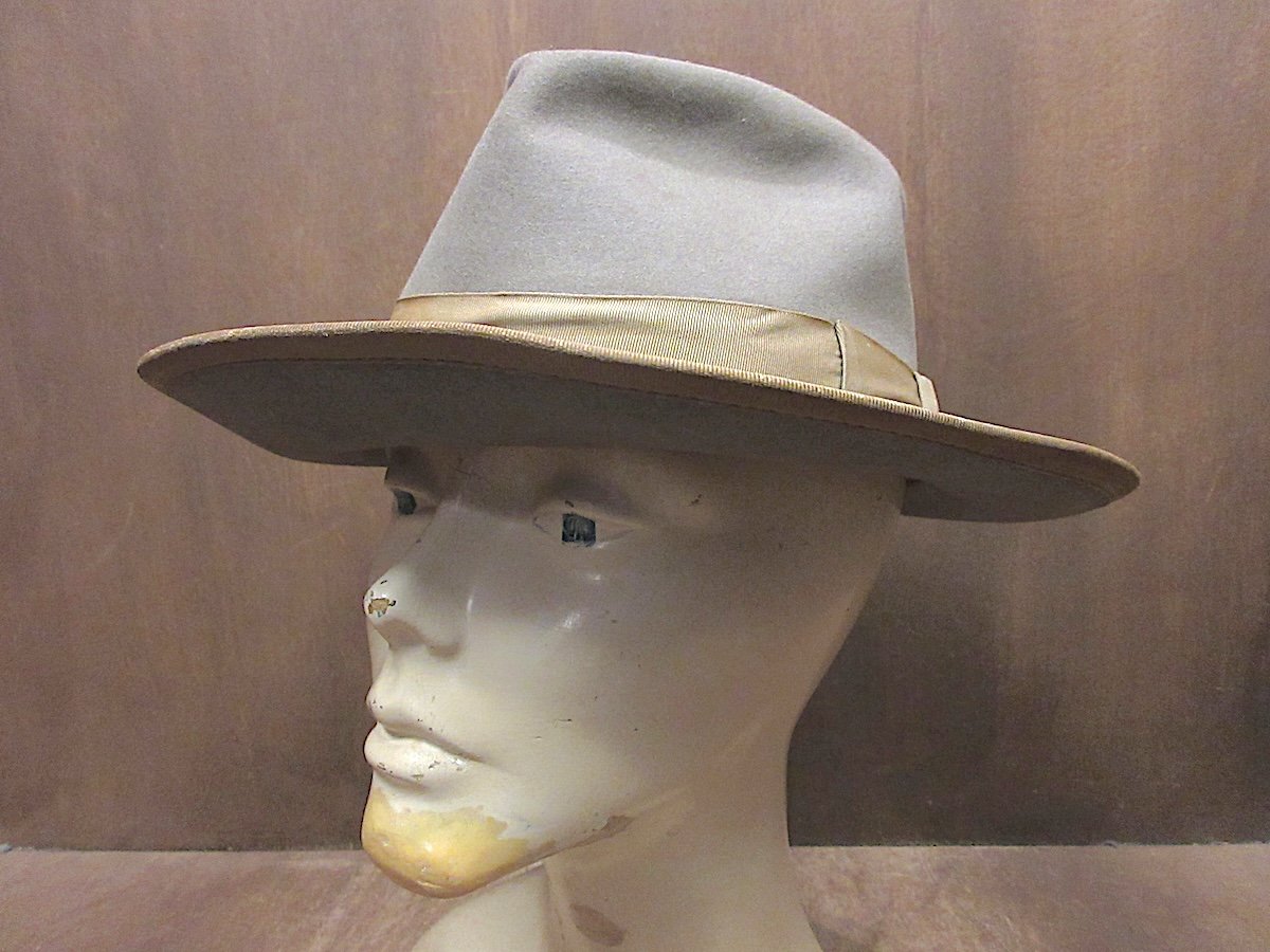 ビンテージ40's○HARDEMANフェドラハットsize 7 1/8○251023z2-m-