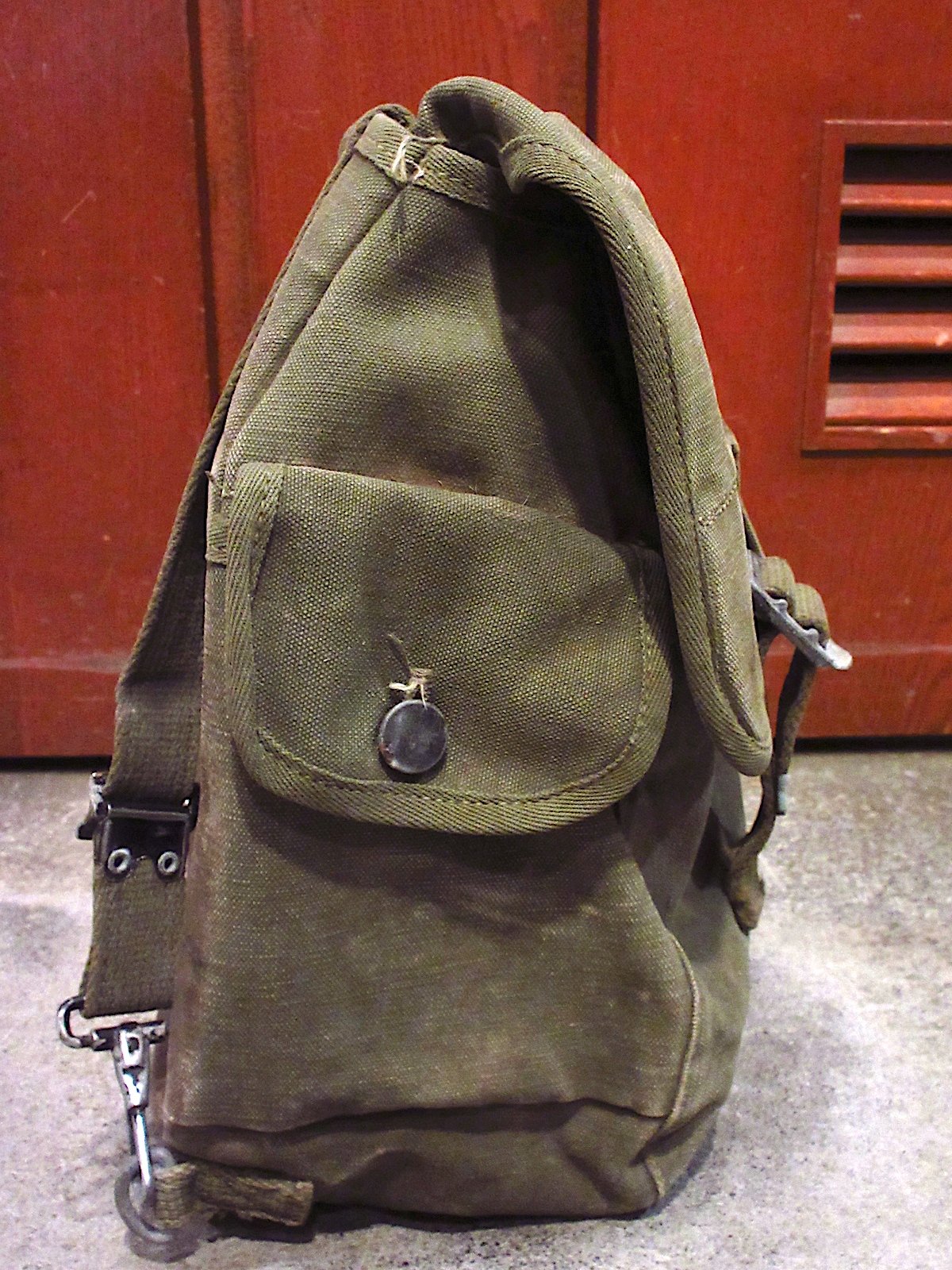 米軍 40's キャンバスバッグ　ショルダーバッグミュゼットバッグ 米軍 40's キャンバスバッグ ショルダーバッグミュゼットバッグ