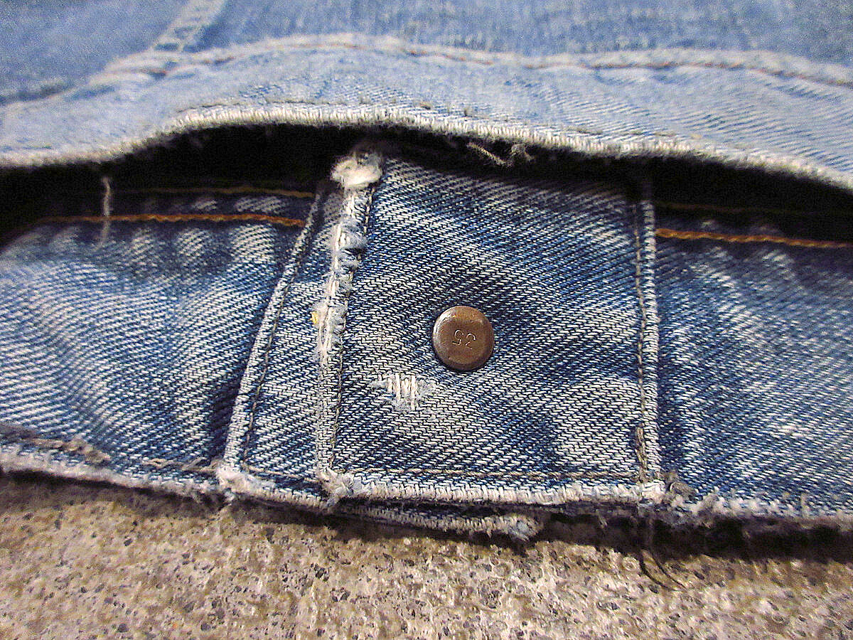 ビンテージ60's○Lee 101-Jデニムジャケットsize 44-L○220222s5 ビンテージ60's○Lee 101-Jデニムジャケットsize 44-L○220222s5
