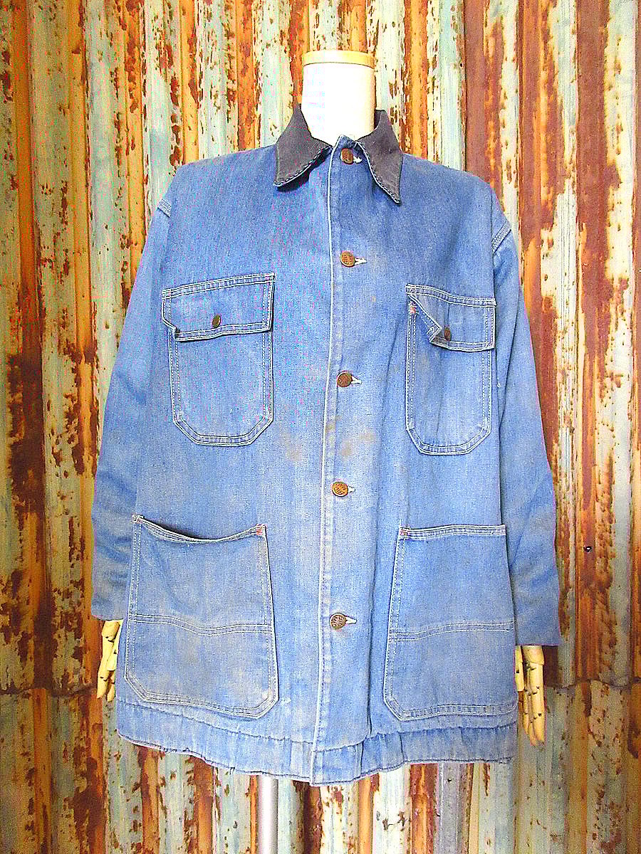 ビンテージ80's○BIG MAC裏地ブランケットデニムカバーオールsize 42