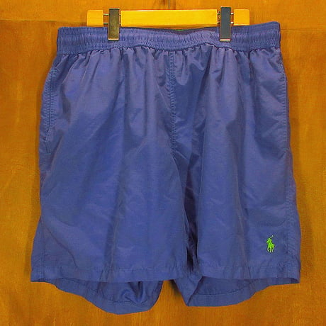 ビンテージ90’s●Ralph Laurenスイムショーツsize XL●240913j7-m-swim古着ラルフローレン水着1990s