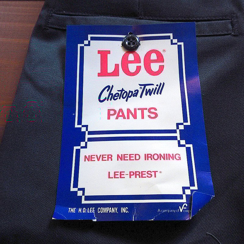 ビンテージ70's○DEADSTOCK Lee Chetopa Twillワークパンツ表記W3